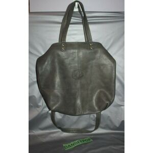 Il Grifone Venezia Gray Leather Women's Handbag Shoulder Bag